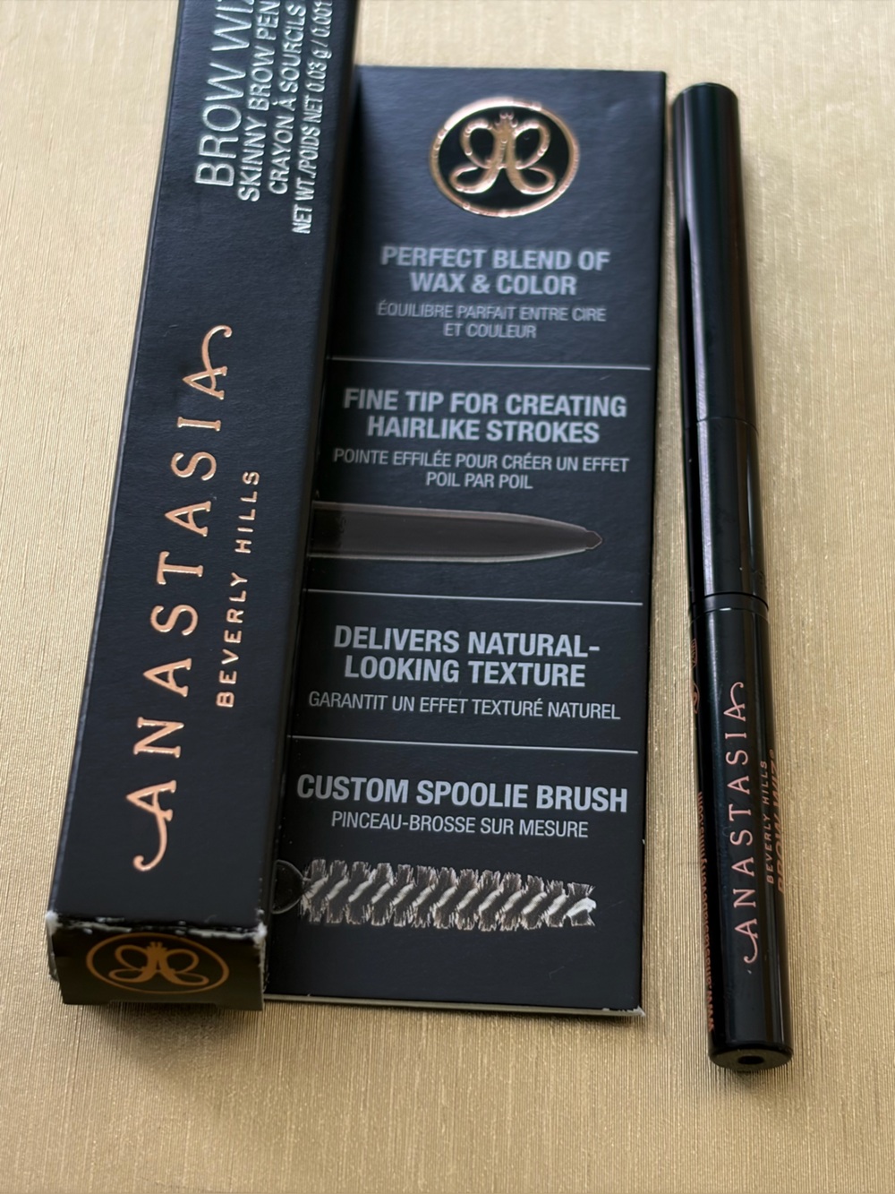 Anastasia Beverly Hills Brow Wiz Skinny Brow Pencil Mini, Medium Brown